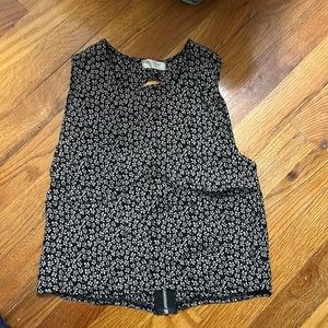 “John Galt California” Floral tank